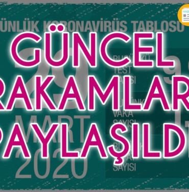 Güncel korona rakamları