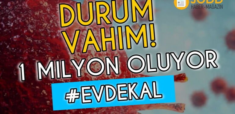 koronavirus sayilari 1 milyon oluyor
