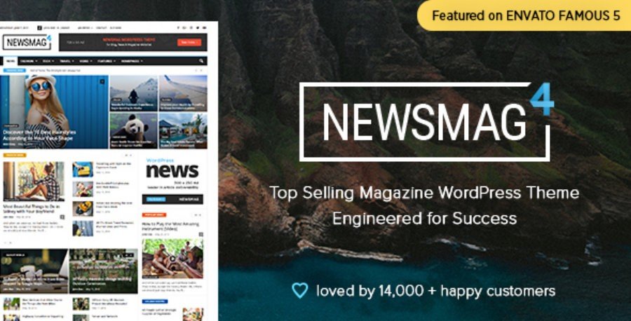 newsmag wordpress haber teması