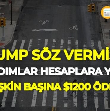 Amerika Başkan Trump corona yardımı