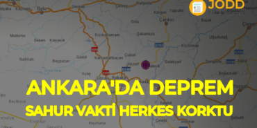 ankara 3.7 deprem sahur vakti