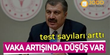 Fahrettin Koca: vaka artışında düşüş var