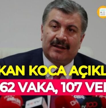 fahrettin koca koronavirus 14 nisan