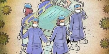 Virüse karşı siper olan sağlıkçılar