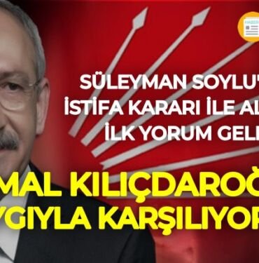 kemal kilicdaroglu istifa yorum