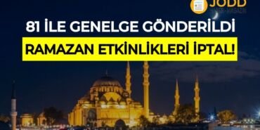 ramazan etkinlikleri iptal edildi