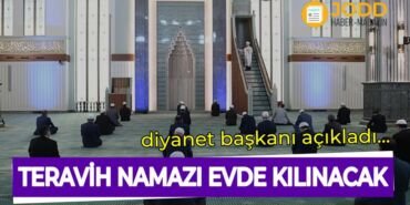 teravih namazi evde kilinacak