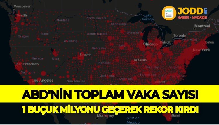 ABD koronavirüs sayıları 1 buçuk milyon