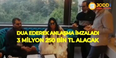 Bülent Ersoy dua ederek anlaşma imzaladı