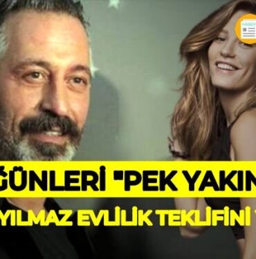 Cem Yılmaz ile Serenay Sarıkaya evlenme teklifi