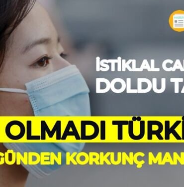 istiklal caddesi fahrettin koca koronavirus