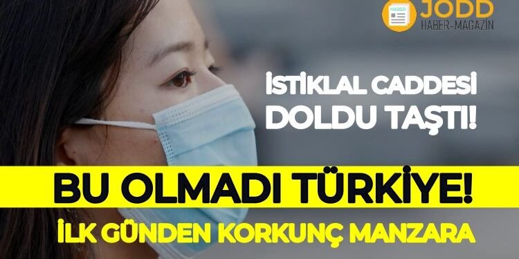 istiklal caddesi fahrettin koca koronavirus