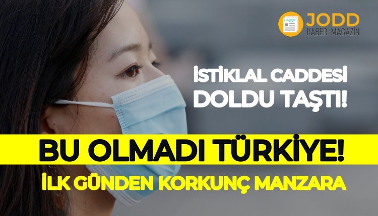 istiklal caddesi fahrettin koca koronavirus