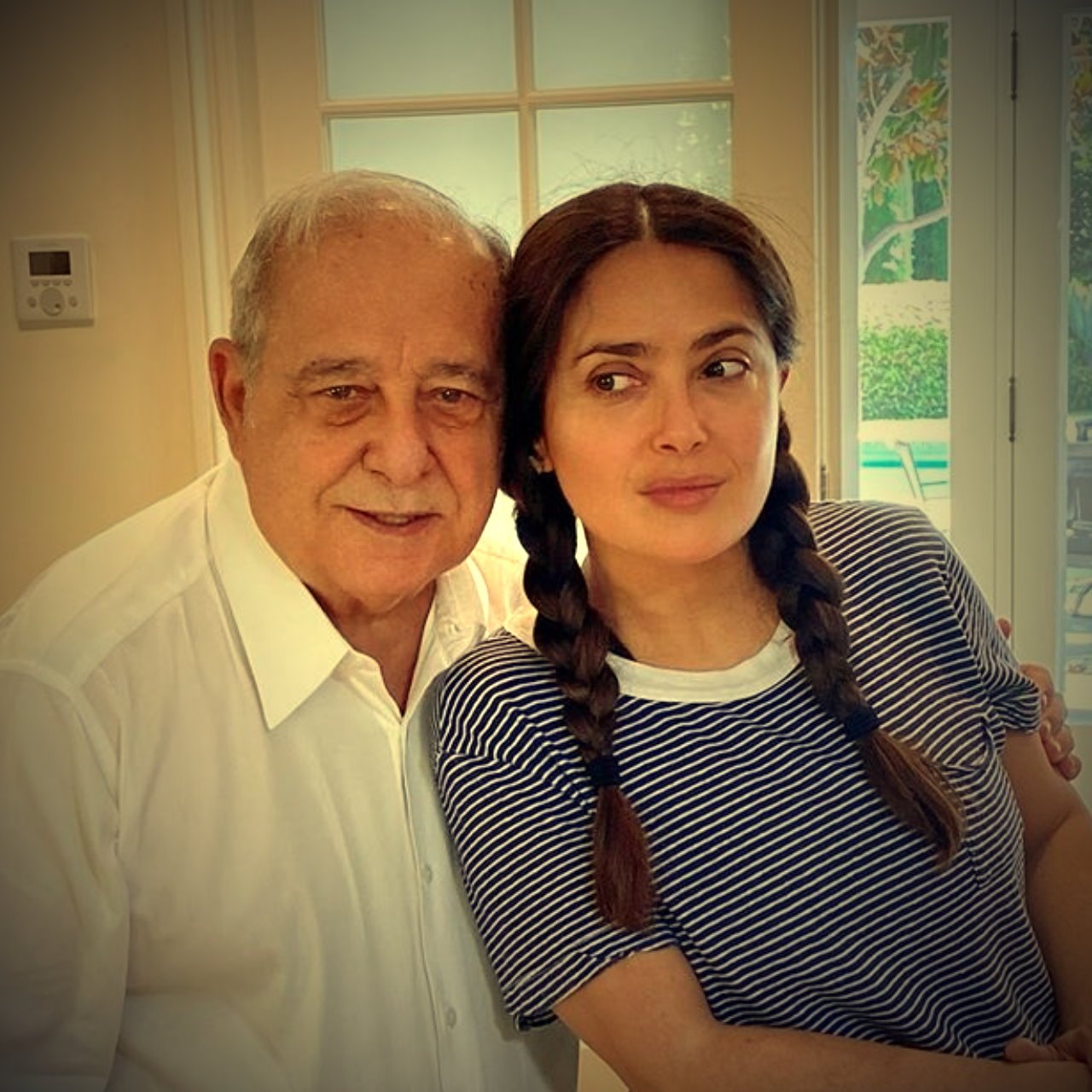 Salma Hayek'in 82 yaşındaki Lübnan'lı Babası