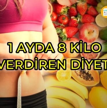 1 ayda 8 kilo verdiren diyet listesi