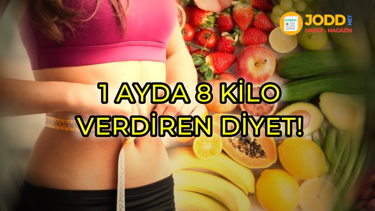 1 ayda 8 kilo verdiren diyet listesi