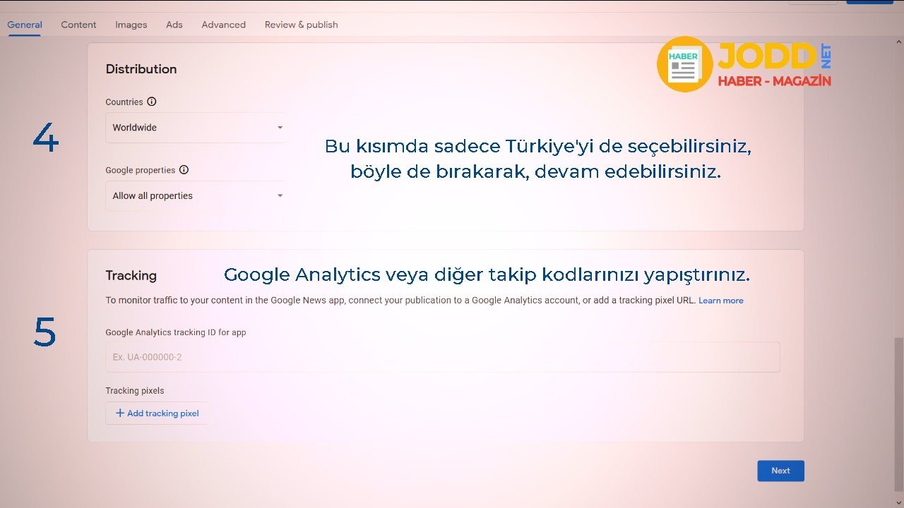 4. aşama google news basvurusu basit bilgiler 3