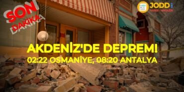 deprem son dakika antalya