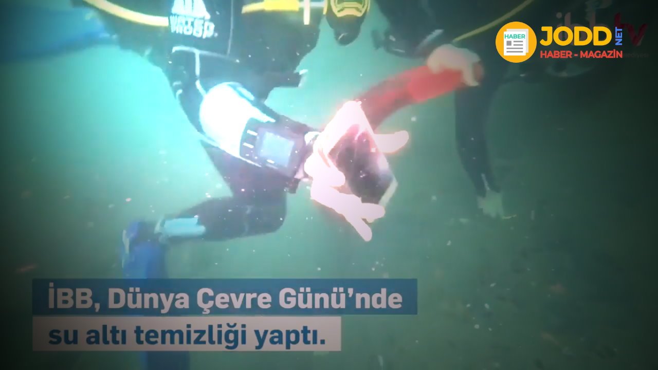 İBB dünya çevre gününde deniz temizliği yaptı