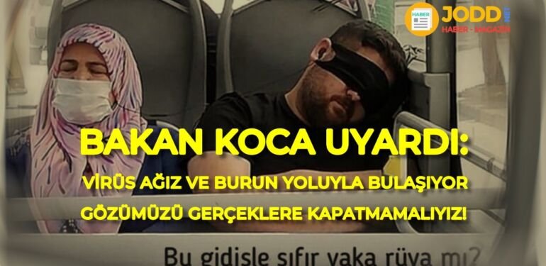 Maskeyle gözünü kapatan adam gündem oldu