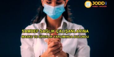 SAMDEF'ten maske ve siperlik yardımı