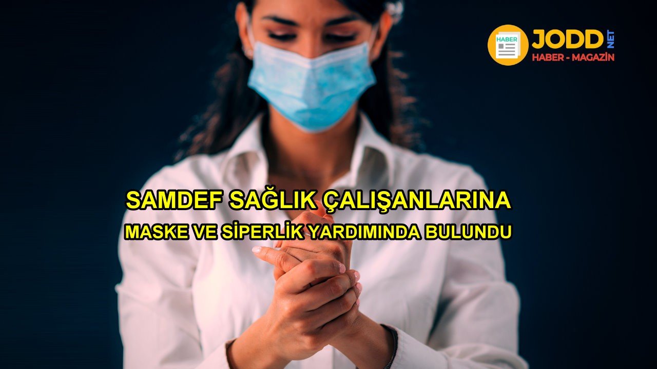 SAMDEF'ten maske ve siperlik yardımı