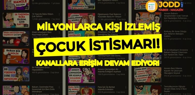 Youtube çocuk istismarı kanallar halen yayında!