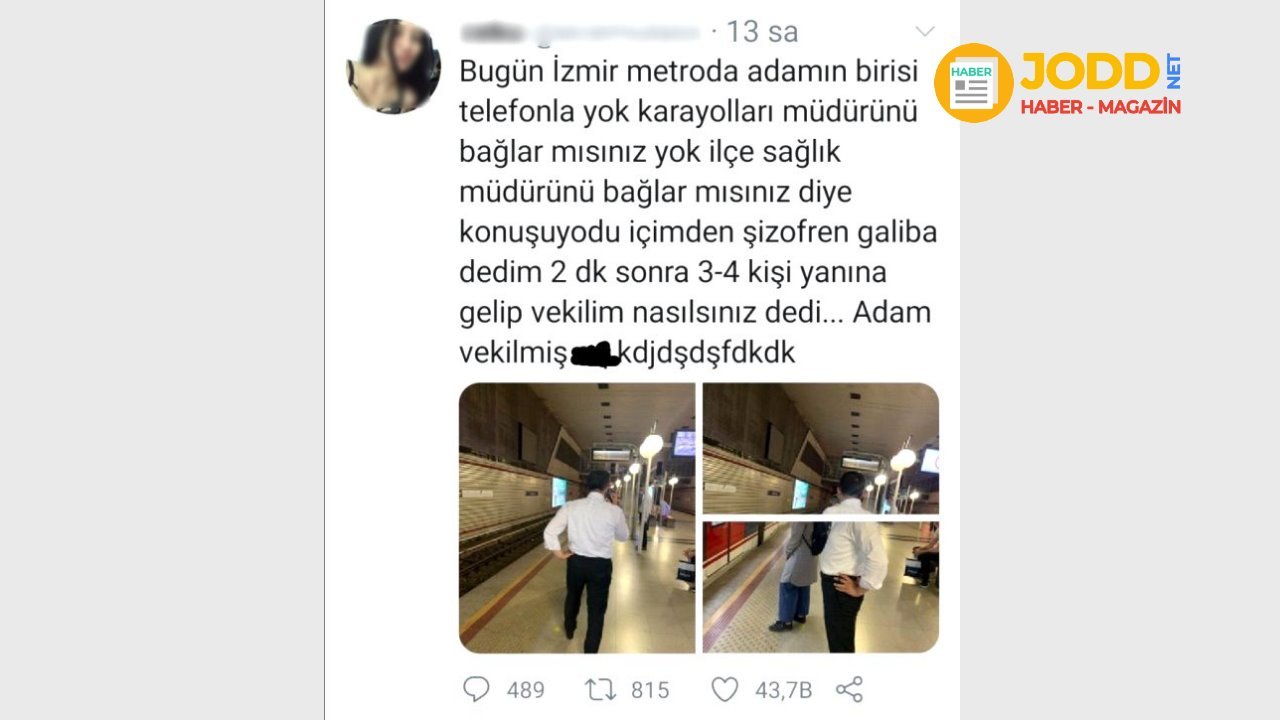 akp izmir milletvekili hamza dağ metro beklerken