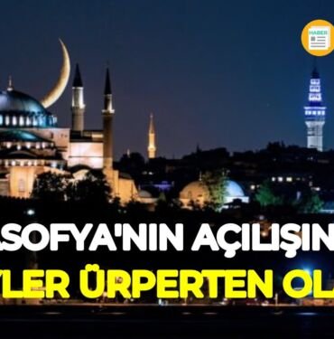 ayasofya camii hilal fotografi