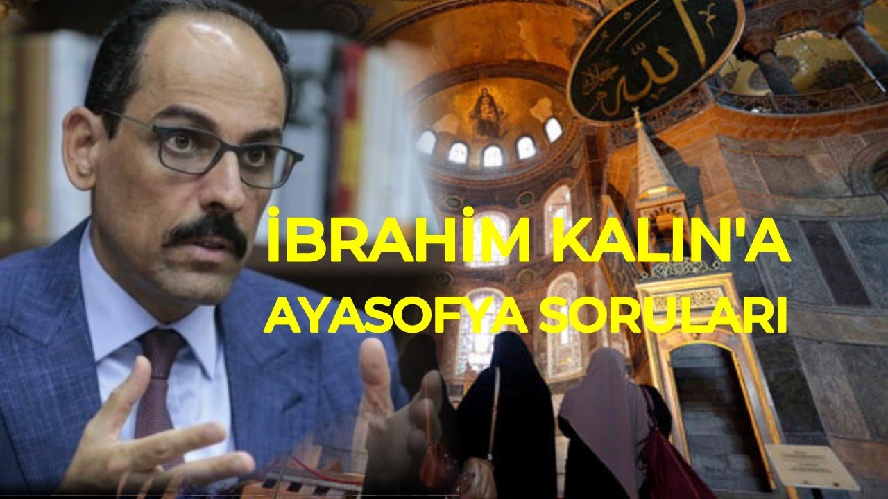 ibrahim kalin ayasofya sorulari cnn