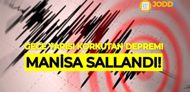 manisa son dakika deprem
