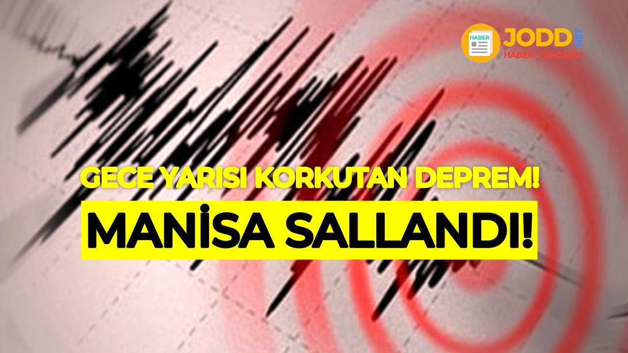 manisa son dakika deprem