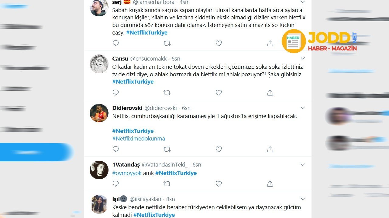 Netflix Türkiye kapanıyor sosyal medya yorumları
