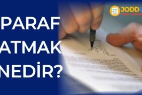 paraf atmak nedir paraf nasil atilir