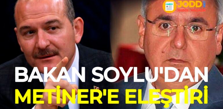 Süleyman Soylu'dan Mehmet Metiner'e canlı yayından ağır eleştiri