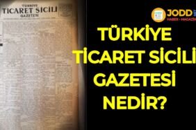 ticaret sicili gazetesi nedir