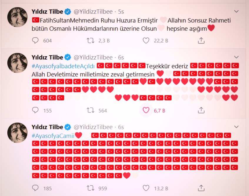 Yıldız Tilbe'nin Ayasofya paylaşımı rekor kırdı!