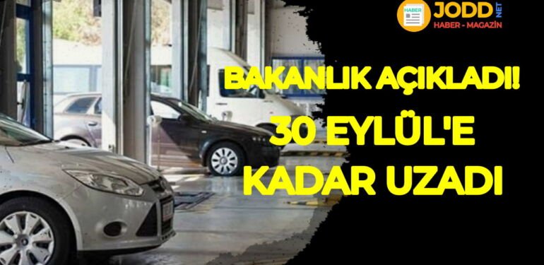 araç muayene süreleri uzatıldı