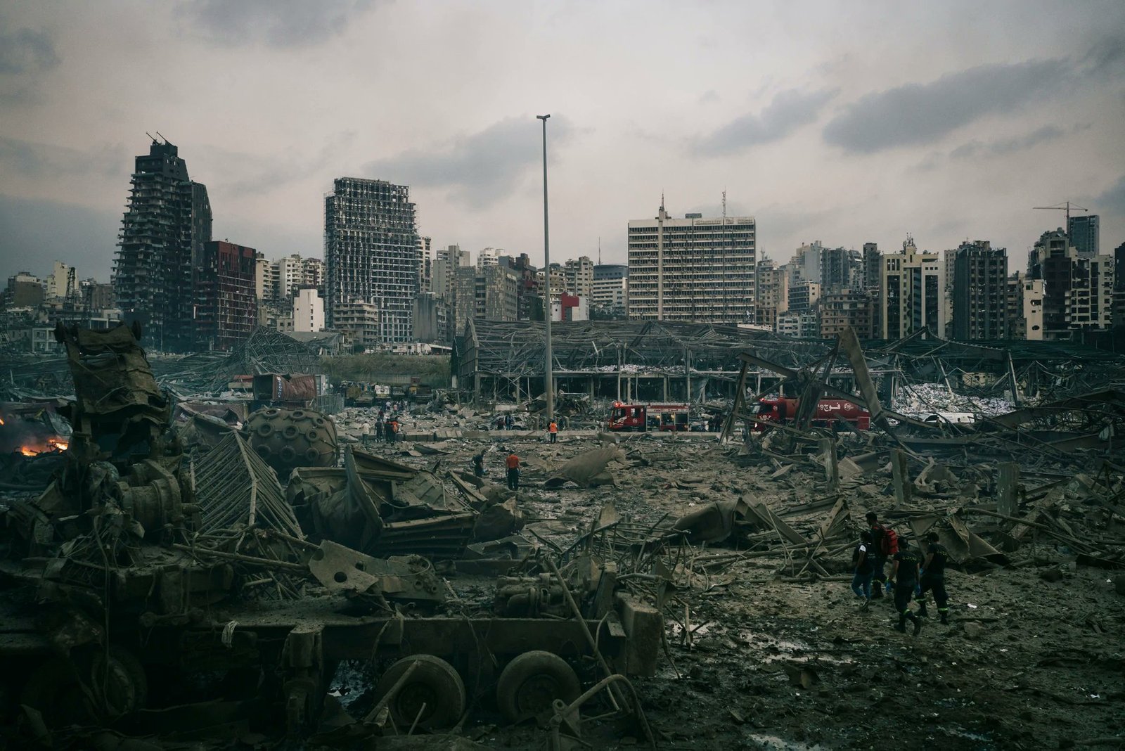 Beyrut patlama sonrası fotoğrafları