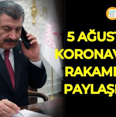 fahrettin koca 5 agustos 2020