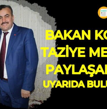 halit oflaz fahrettin koca uyari