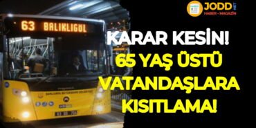 Şanlıurfa 65 yaş üstü vatandaşlar otobüs saatleri