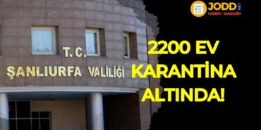 Şanlıurfa karantina 2200 ev para cezası