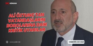 ali oztunc borc uyari