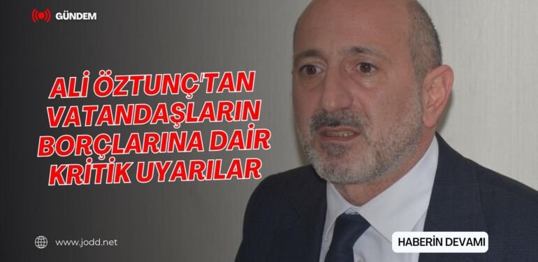ali oztunc borc uyari