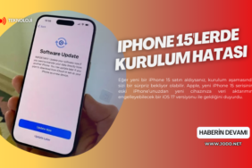 iphone 15 kurulum hatasi apple logosu kaliyor