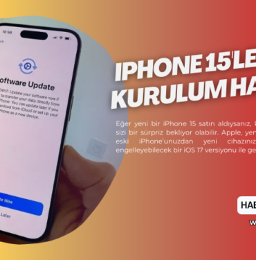 iphone 15 kurulum hatasi apple logosu kaliyor