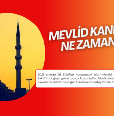 mevlid kandili ne zaman