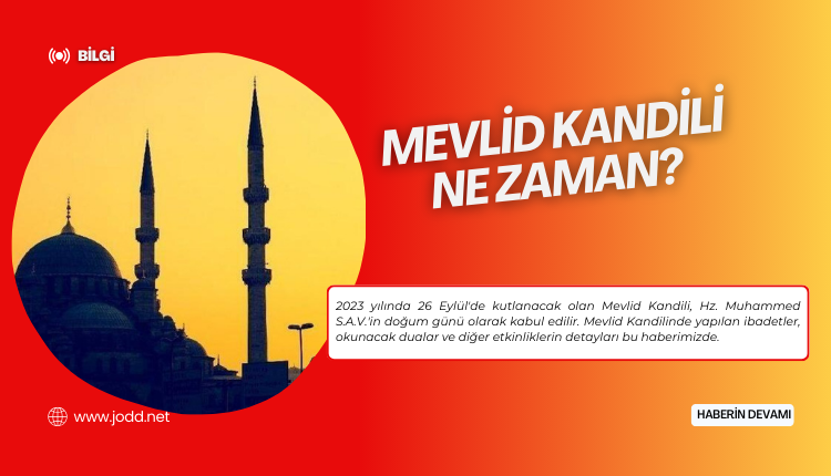 mevlid kandili ne zaman