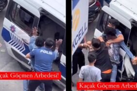 polis kacak gocmen serbest birakma